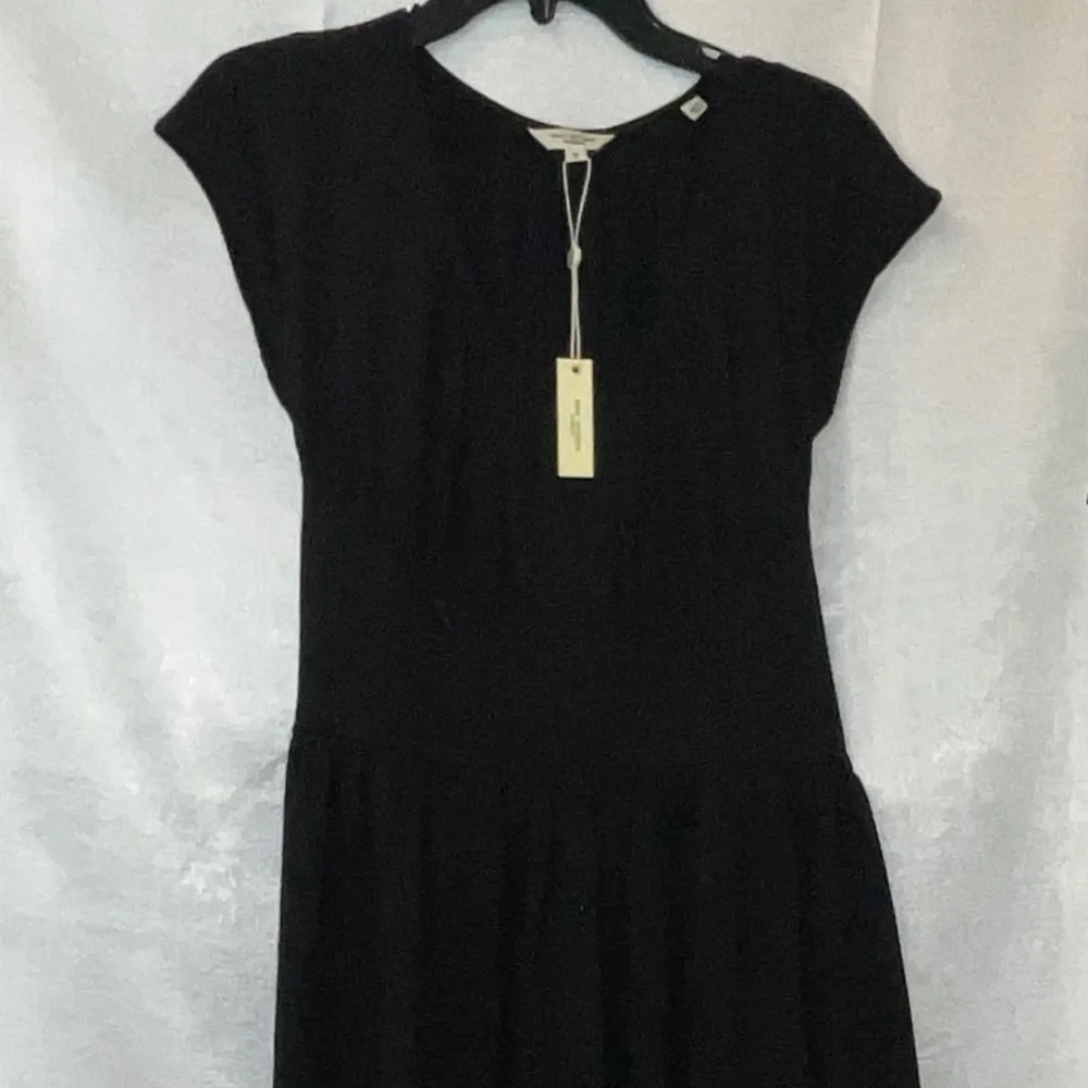Max Studio London Black Maxi Dress with Cap Sleeves Women’s Medium - Picture 1 of 5